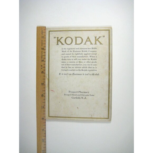 Vintage 1924 Kodak Catalog Eastman Kodak Co Camera Supplies Booklet READ - Picture 10 of 11